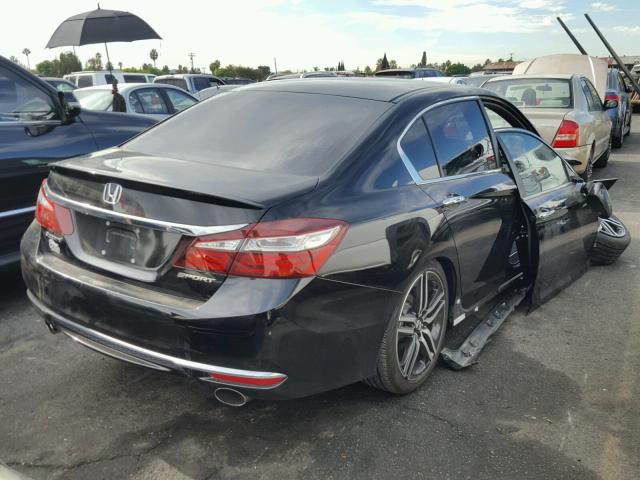 1HGCR2F51HA049362 - 2017 HONDA ACCORD SPO BLACK photo 4