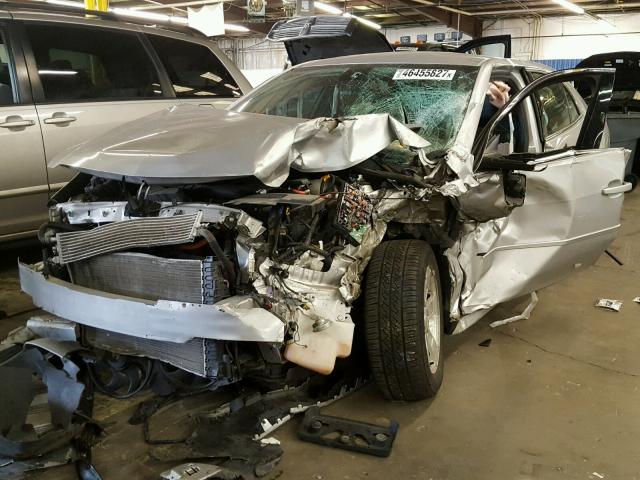 1G11D5SR1DF169988 - 2013 CHEVROLET MALIBU 1LT 银色 照片 2