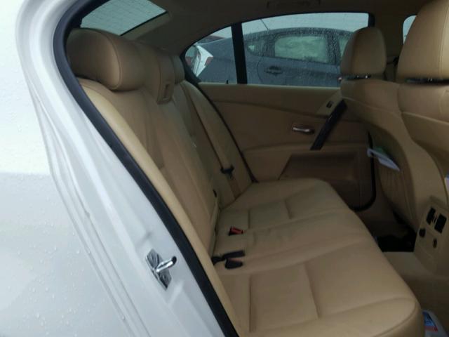 WBANB33514B109552 - 2004 BMW 545 I WHITE photo 6