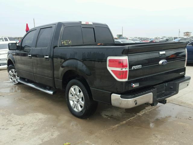 1FTFW1CF5DKF93198 - 2013 FORD F150 SUPER BLACK photo 3