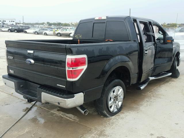 1FTFW1CF5DKF93198 - 2013 FORD F150 SUPER BLACK photo 4