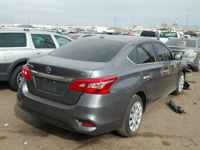 3N1AB7AP1HL680818 - 2017 NISSAN SENTRA S GRAY photo 4