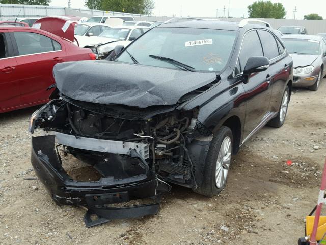 JTJBC1BA4A2415370 - 2010 LEXUS RX 450 BLACK photo 2