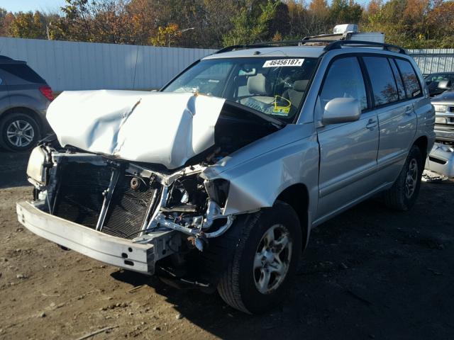 JTEGD21A740095535 - 2004 TOYOTA HIGHLANDER SILVER photo 2