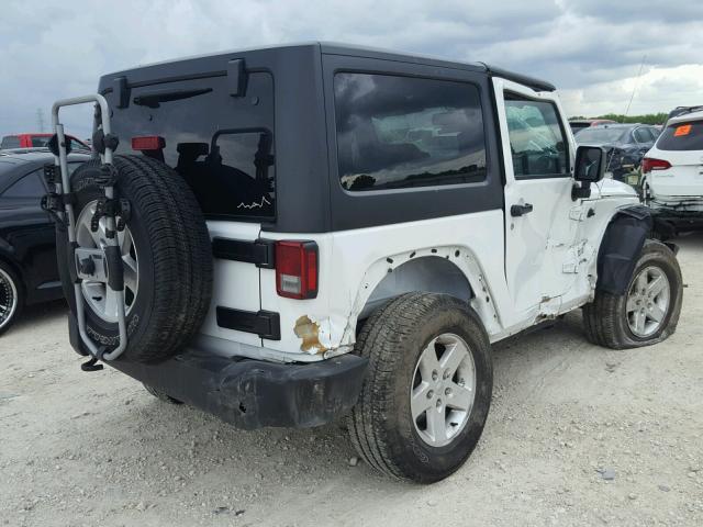 1C4AJWAG0GL228640 - 2016 JEEP WRANGLER S WHITE photo 4