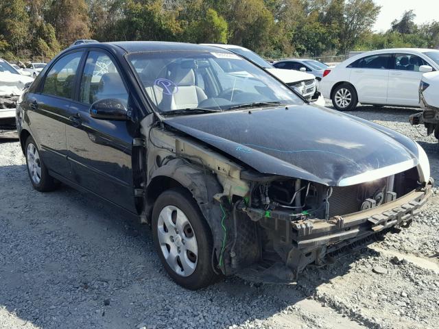 KNAFE121475473644 - 2007 KIA SPECTRA EX BLACK photo 1