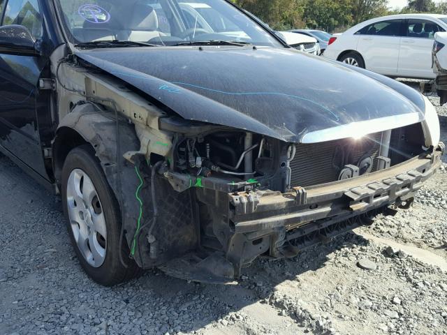 KNAFE121475473644 - 2007 KIA SPECTRA EX BLACK photo 9