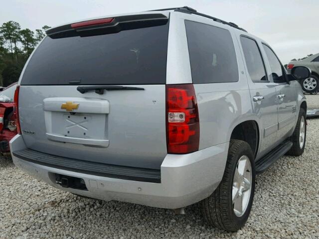 1GNSCBE02DR118466 - 2013 CHEVROLET TAHOE C150 SILVER photo 4