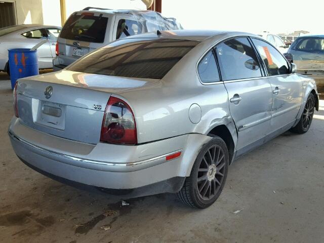 WVWRH63B23P274439 - 2003 VOLKSWAGEN PASSAT GLX SILVER photo 4