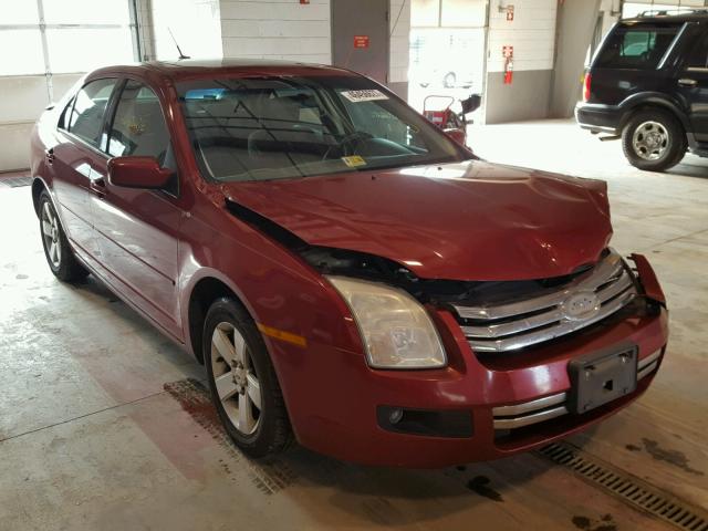 3FAHP07Z98R144005 - 2008 FORD FUSION SE RED photo 1