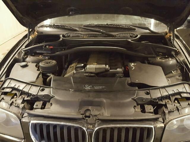 WBXPA73405WA78128 - 2005 BMW X3 2.5I BLACK photo 7