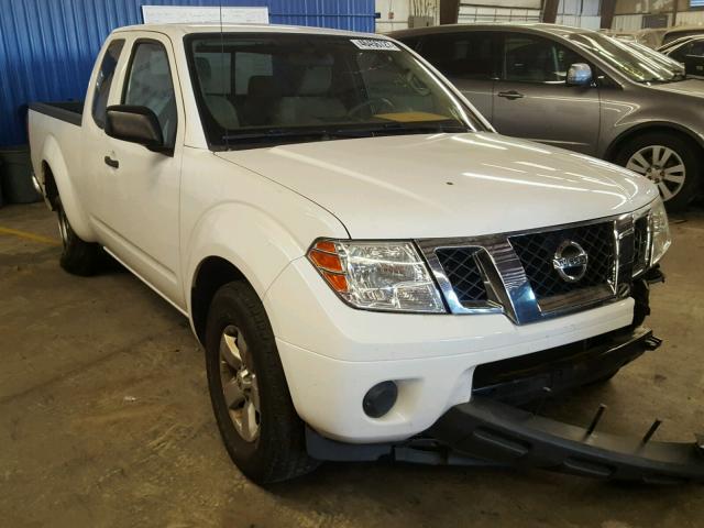 1N6AD0CU1CC425282 - 2012 NISSAN FRONTIER S WHITE photo 1