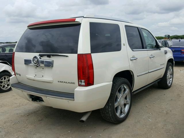 1GYFC43579R105606 - 2009 CADILLAC ESCALADE H WHITE photo 4