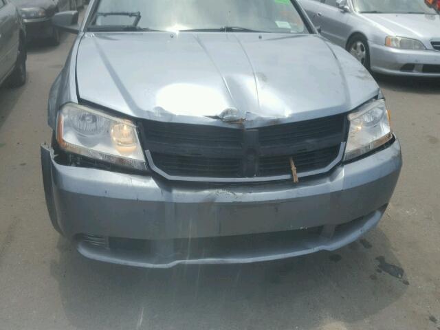 1B3CC4FB4AN176690 - 2010 DODGE AVENGER SX GRAY photo 7