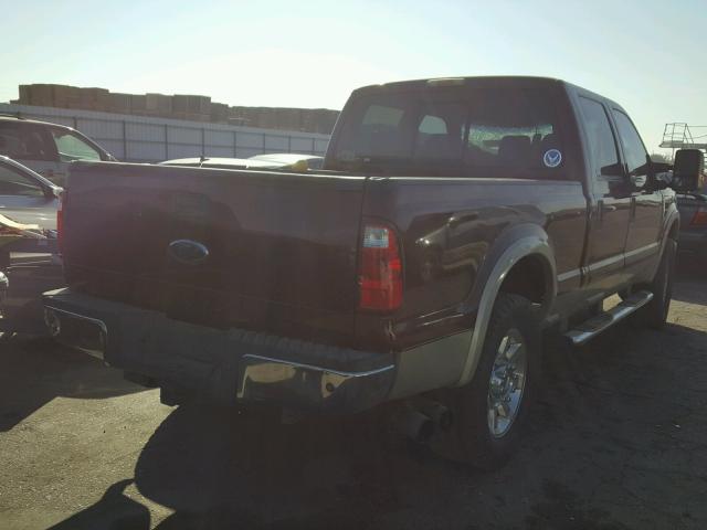 1FTSW21R68ED58928 - 2008 FORD F250 SUPER TWO TONE photo 4