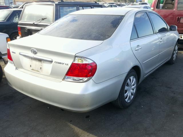4T1BE32K86U653523 - 2006 TOYOTA CAMRY LE 银色 照片 4