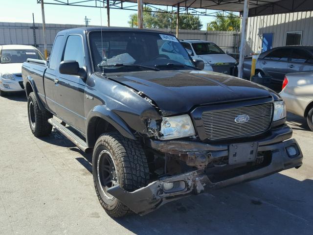 1FTYR45E04PA36742 - 2004 FORD RANGER SUP BLACK photo 1