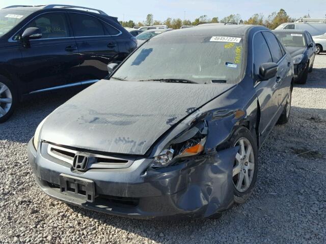 1HGCM665X5A019858 - 2005 HONDA ACCORD EX GRAY photo 2