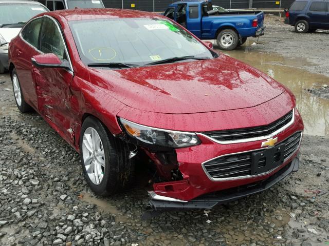 1G1ZE5ST6HF237123 - 2017 CHEVROLET MALIBU LT RED photo 1