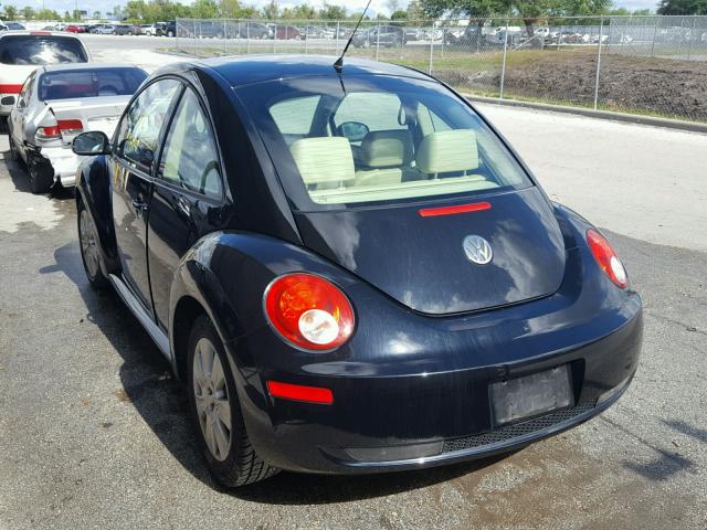 3VWPW31C18M518194 - 2008 VOLKSWAGEN NEW BEETLE BLACK photo 3