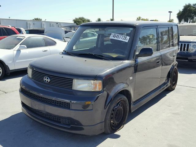 JTLKT324954001802 - 2005 TOYOTA SCION XB Negro foto 2