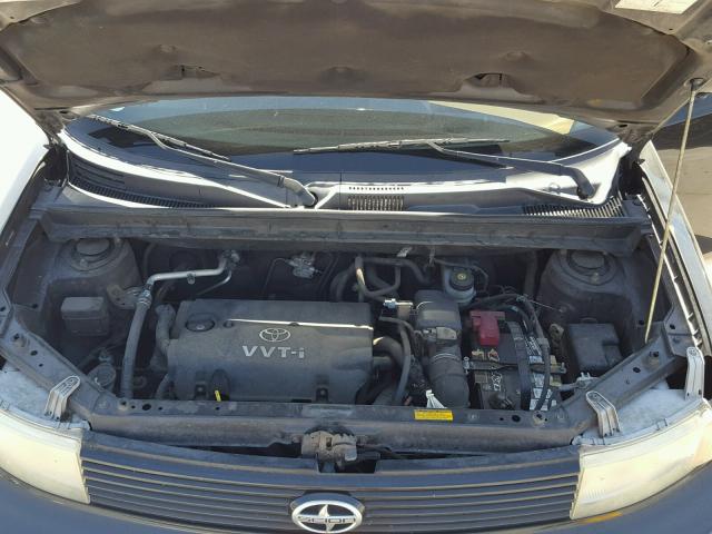 JTLKT324954001802 - 2005 TOYOTA SCION XB Negro foto 7