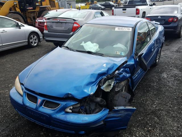 1G2NE12T9XM834344 - 1999 PONTIAC GRAND AM S ლურჯი ფოტო 2