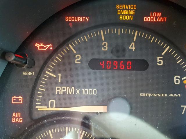 1G2NE12T9XM834344 - 1999 PONTIAC GRAND AM S ლურჯი ფოტო 8
