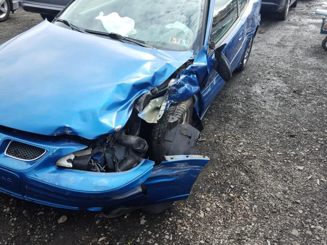 1G2NE12T9XM834344 - 1999 PONTIAC GRAND AM S ლურჯი ფოტო 9