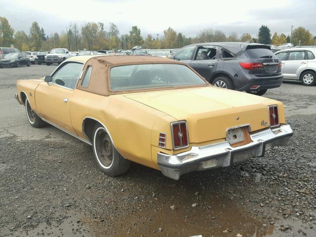 SS22M6R167348 - 1975 CHRYSLER CORDOBA ORANGE photo 3