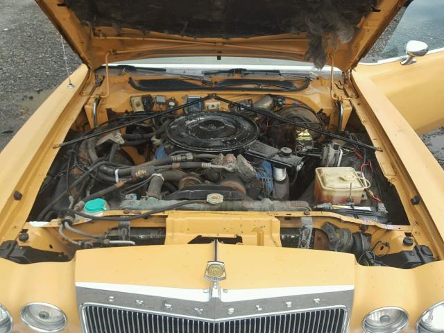 SS22M6R167348 - 1975 CHRYSLER CORDOBA ORANGE photo 7