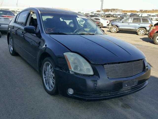 1N4BA41E74C853688 - 2004 NISSAN MAXIMA BLACK photo 1