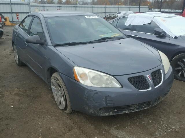 1G2ZG58B874234741 - 2007 PONTIAC G6 BASE BLUE photo 1