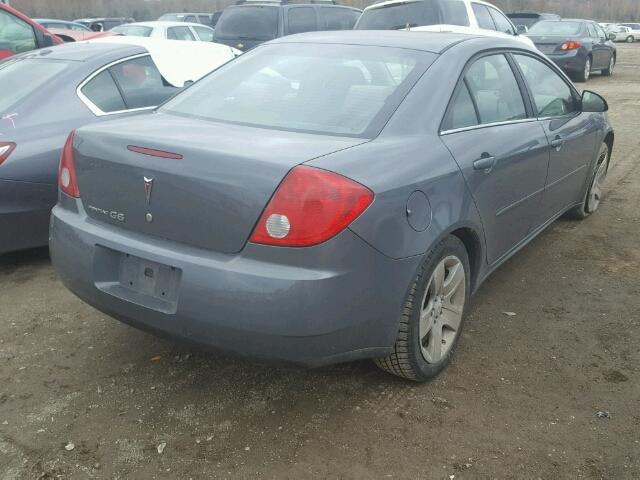 1G2ZG58B874234741 - 2007 PONTIAC G6 BASE BLUE photo 4