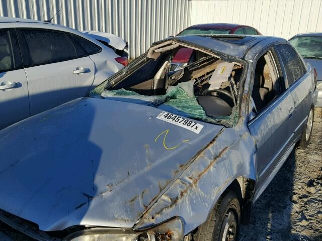 1HGCG16552A068214 - 2002 HONDA ACCORD EX SILVER photo 9