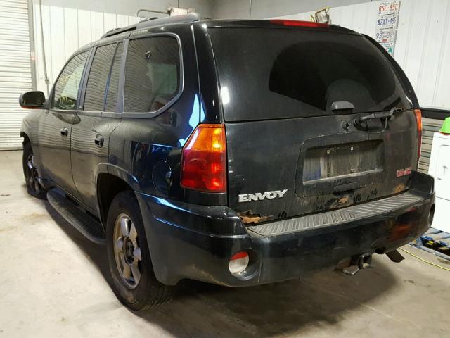 1GKDT13S722314686 - 2002 GMC ENVOY BLACK photo 3