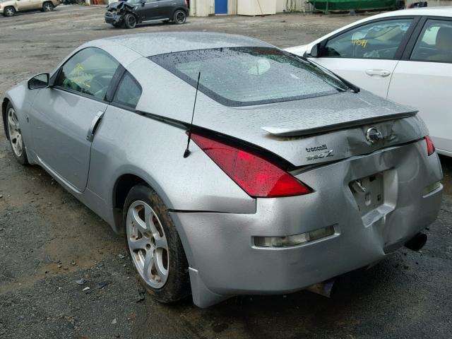 JN1AZ34DX5M604120 - 2005 NISSAN 350Z COUPE SILVER photo 3