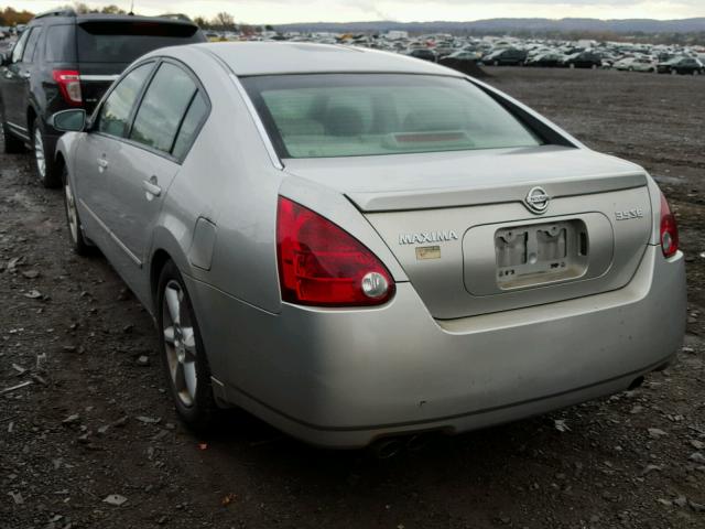 1N4BA41E36C821730 - 2006 NISSAN MAXIMA SE SILVER photo 3