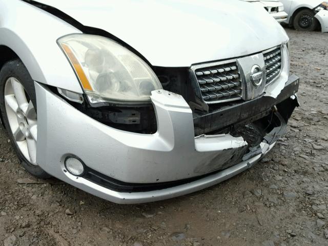 1N4BA41E36C821730 - 2006 NISSAN MAXIMA SE SILVER photo 9