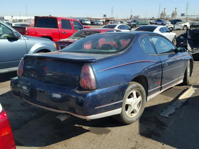 2G1WX15K319168687 - 2001 CHEVROLET MONTE CARL BLUE photo 4