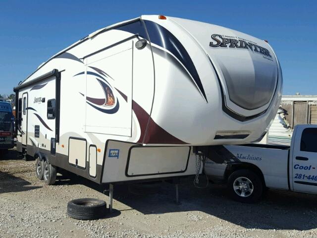 4YDF2692XE1533080 - 2014 KEYSTONE 5TH WHEEL WHITE photo 1