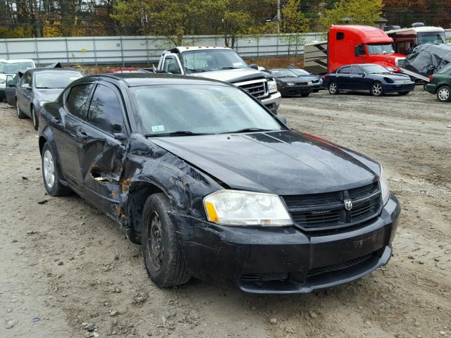 1B3LC46K68N251190 - 2008 DODGE AVENGER SE BLACK photo 1