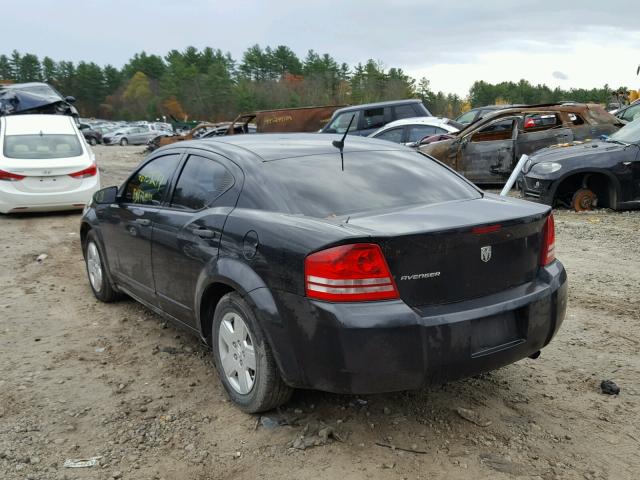 1B3LC46K68N251190 - 2008 DODGE AVENGER SE BLACK photo 3