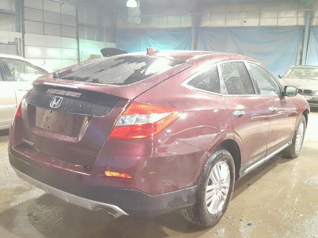 5J6TF3H31DL003841 - 2013 HONDA CROSSTOUR RED photo 4