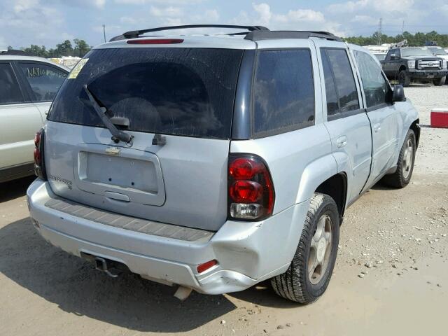 1GNDS13S682111710 - 2008 CHEVROLET TRAILBLAZE BLUE photo 4