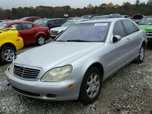 WDBNG70J82A295895 - 2002 MERCEDES-BENZ S 430 GRAY photo 2