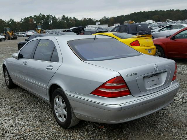 WDBNG70J82A295895 - 2002 MERCEDES-BENZ S 430 GRAY photo 3