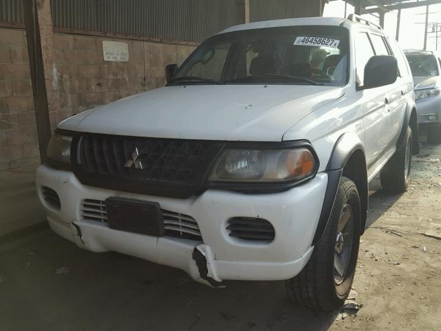 JA4LS21R34J004408 - 2004 MITSUBISHI MONTERO SP WHITE photo 2