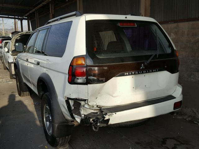 JA4LS21R34J004408 - 2004 MITSUBISHI MONTERO SP WHITE photo 3