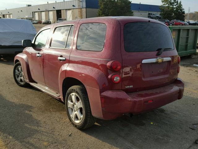 3GNDA23D87S575434 - 2007 CHEVROLET HHR LT MAROON photo 3